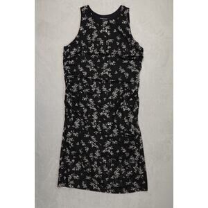 41 Hawthorn Womens Black Floral Sleeveless Maxi Dress Size 2X